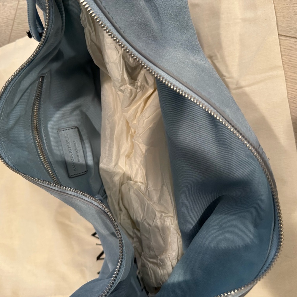 Banana Republic Suede Hobo Bag/ NeW - Picture 5 of 6